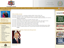 Tablet Screenshot of mod.gov.lv