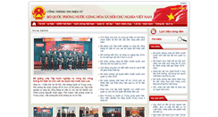Desktop Screenshot of mod.gov.vn